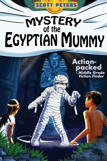 Fun Egyptian Mummy Book Light & Bookmark Batteries Included Reading Light for Books Great Birthday & Christmas Gift for Children Reading in Bed 
