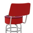 thumbnail image 6 of Trademark Gameroom Miami Heat Logo Bar Stool with Back Rest, 6 of 6