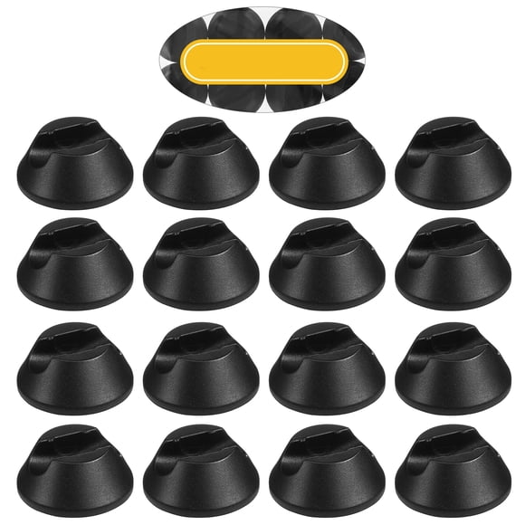 16 protectores de patas de mesa, antideslizantes, de goma, con clips y herramientas de fijación.