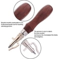 thumbnail image 3 of Adjustable Leather Stitching Groover Carbon Steel Leather Skiving Knife for DIY Leathercraft Cutting Sienna, 3 of 7