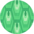 thumbnail image 1 of Ahgly Tapis d'Intérieur Lavable en Machine Carré Vert Menthe, 3 Pieds Carré, 1 of 7