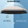 thumbnail image 4 of Mini Compact Travel Sun Umbrella with Case - Small UV Protection Umbrella, Lightweight Portable Windproof Parasol for Women, Men & Kids, Square Box Design, 4 of 7