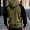thumbnail image 3 of WILLBEST Sudadera con Capucha y Forro Europeo para Hombre, Otoño/Invierno, con Bloqueo De Color y Extra XXGrande, 3 of 6