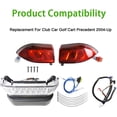 thumbnail image 4 of ALL-CARB LED Headlight Turn Light Tail Light Kit Replacement for 2004-2008.5 Club Car Precedent Golf carts, 4 of 6