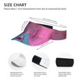 thumbnail image 3 of Fotbe Pink Shark Pool Fantasy Visera Deportiva con Diseño, Gorra Abierta Ajustable de Algodón para Mujer y Hombre, 3 of 7