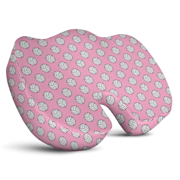 Premium Sports Pattern Memory Foam Seat Cushion Ergonomic Chair Pad for Office Chair, Car, Airplane & Bleachers Sciatica, Tailbone Hip & Back Pain Relief - Chair Cushion for Long Office Workers.