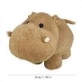thumbnail image 3 of Standing Hippo Toy Set Adorable Soft Stuffed Animal For Teens Adults Home, 3 of 6