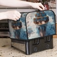 thumbnail image 6 of Rateoe Cargo Ship At Sea Pattern Toaster Covers 4 Slice Wide Slot,Bread Machine Cover,Bread Dust Cover & Fingerprint Protection,Appliance Covers, 6 of 6