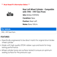 thumbnail image 2 of Rear Left Wheel Cylinder - Compatible with 1990 - 1997 Geo Prizm - Dorman, 2 of 2