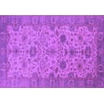 thumbnail image 1 of Ahgly Company Indoor Rectangle Oriental Purple Traditional Area Rugs, 2' x 5', 1 of 4