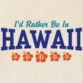 thumbnail image 2 of CafePress - I'd Rather Be In Hawaii Tote Bag - Unisex Canvas Tote Bag, Beige, 1-Piece, 2 of 6