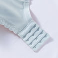 thumbnail image 6 of Itsame 1 Pack Everyday Casual Bra Set Womens Full Support Bra Standard Straps Wireless Comfort Bralette Light Blue Size XL, 6 of 7