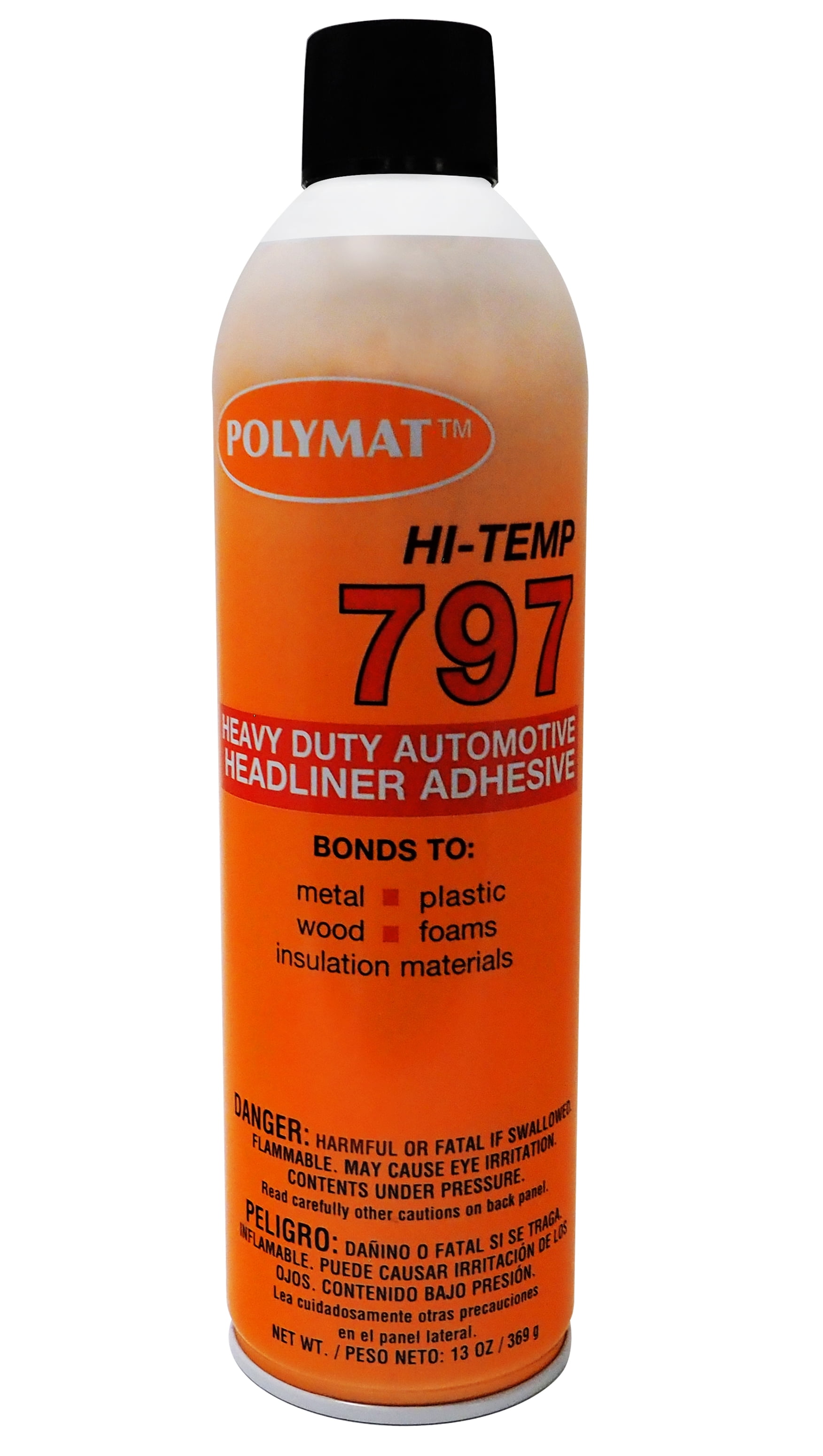 Polymat 797 Hi-Temp Industrial Spray Glue Adhesive BONDS FLEXIBLE