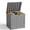 Gray, variant on LOJIAWOWE 200 Gallon Resin Deck Box, Waterproof Lockable Outdoor Storage Container for Patio Furniture, Pool Supplies, Black