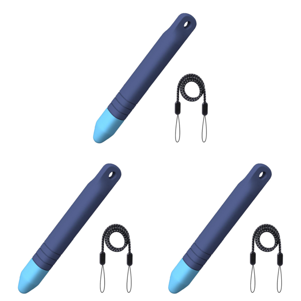 Stylus Kids Pens Lápiz digital antideslizante para iPad para Amazon Fire Kids (azul