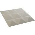 thumbnail image 6 of Ekena Millwork 11 7/8"W x 11 7/8"H Benson EnduraWall Decorative 3D Wall Panel, UltraCover Satin Blossom White (Covers 0.98 Sq. Ft.), 6 of 6