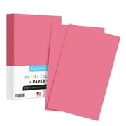 Cherry Pastel Colored Menu Paper - 8.5" x 14" (Legal Size) - For Documents, Announcements, Menus Arts & Crafts | Bulk Pack of 100 Sheets