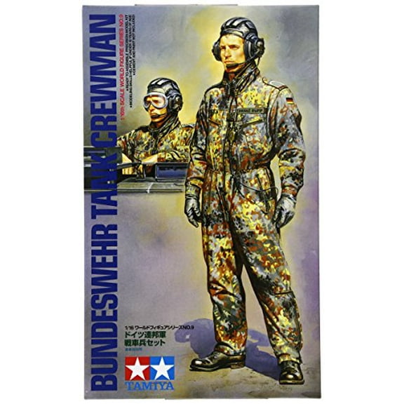 Tamiya 1/16 World Figure Series No.09 Bundeswehr Tank soldier set Plastic model 36309