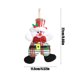 thumbnail image 3 of Xihbxyly Adorno Colgante para Árbol de Navidad, Adorno con Escena Festiva, Diseño de Tela Roja y Verde, Fácil de Colgar con Cuerda, para Uso Interior y Exterior, Decoración Navideña para Hogares y Of, 3 of 6