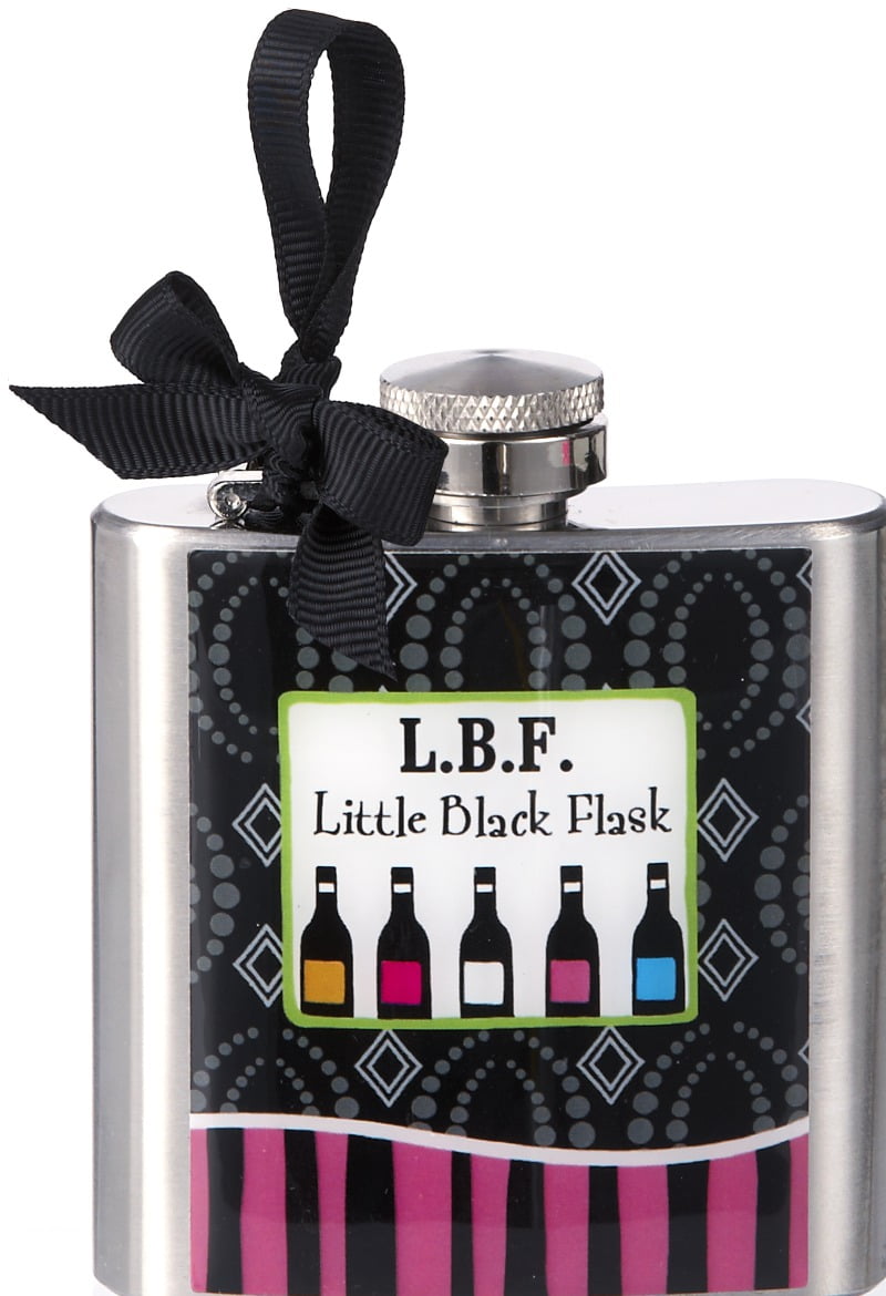 Little Black Flask Travel Flask by Ganz