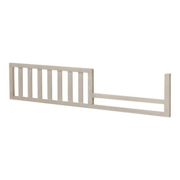 Sorelle Furniture Wood Toddler Crib Conversion Rail in Brushed Ivory