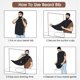 thumbnail image 5 of Kit de Babero para Barba de 2 Piezas, recogedor de Pelo para Barba, Impermeable, Antiadherente, para Hombres, Delantal de Afeitar, recogedor de Barba, con 4 Ventosas, Regalos para Marido, 5 of 5