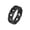 Black, variant on Men's Women's Stainless Steel Solid Chain Link Band Statement Ring Gothic 7MM Wide Pinky Ring Black Size 7