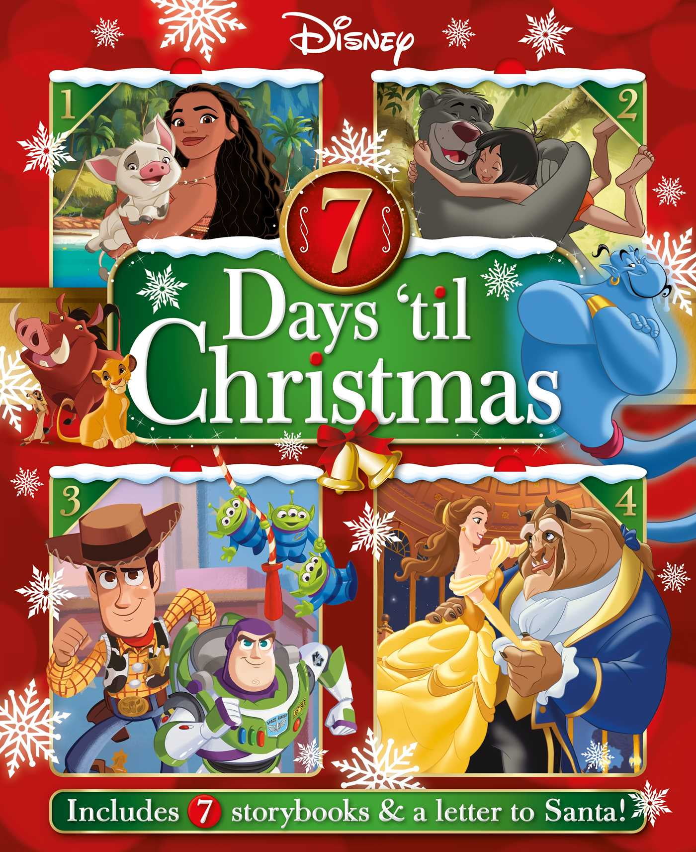 Disney 7 Days Til Christmas With 7 Storybooks Letter To Santa Disney 7 Days Til Christmas With 7 Storybooks Letter To Santa