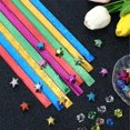 thumbnail image 4 of 10 Sets Lucky Star Origami Paper Paper Strip Folding Paper for Gift DIY Arts Craft Supplies Mixed Color 250x9x0.1mm 90pcs/set, 4 of 5