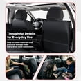 thumbnail image 6 of 2004-2020 for DODGE GRAND CARAVAN Single Car Seat Cover Synthetic Leather Stain Resistant Perfect Fit Soft Feel, 6 of 8