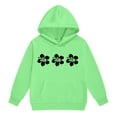 thumbnail image 4 of Hessimy Toddler Boys Girls Spring Summer 2Pcs Crewneck Long Sleeve Sweatshirt Elastic Joggers Pants Soft Sweatsuit(Light Green,7-8 Years), 4 of 6