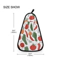thumbnail image 6 of Vegetable Pattern Hand Towel Quick Drying Home Storage Kitchen Towel Hooks Dish Cloths, 6 of 6