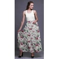 thumbnail image 3 of Bimba Jupes Maxi Imprimées Femmes Style Bohème Gitane Longue Jupe en Coton, 3 of 5