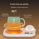 thumbnail image 3 of Posavasos calentador para bebidas, calentador para café, leche, té, 220 V, 20 W, 3 velocidades, color blanco, 3 of 5