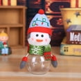 thumbnail image 2 of Christmas Candy Jars, Santa Elk Snowman Ornament Candy Cookie Jar Containers Candy Storage Dish Home Decor Container Favor Gift Box Bottle for Children, Xmas Holiday Party Supply, 2 of 7