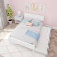 thumbnail image 6 of Max & Lily Full Size Bed Frame with Trundle, Classic Solid Wood Platform Bed for Kids, 6 of 10