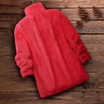 thumbnail image 6 of Mifsaly Womens Fuzzy Fleece Jacket Full Zip Collared Sherpa Coat Warm Lounge Fall Winter Outerwear Fashion Everyday Wear with Pockets, 6 of 9