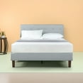 thumbnail image 2 of Zinus Shalini 41" Upholstered Platform Bed, Sage Grey, Full, 2 of 8