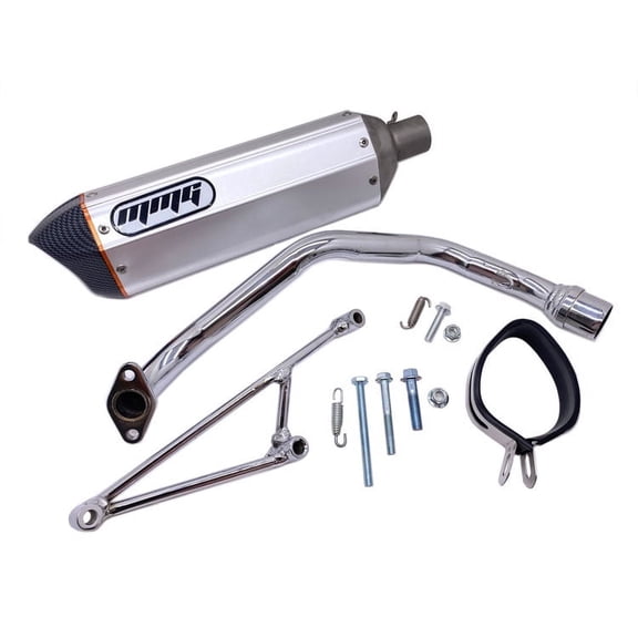 Motorcycle Scooter Performance Exhaust System for GY6 150cc Engines