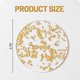 thumbnail image 4 of 6 Pcs Gold Foil Acrylic Coasters with Holder,Coaster Set, 4 of 5