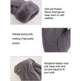 thumbnail image 4 of Guantes cálidos de invierno para mujer con pantalla táctil Elasti Forro térmico suave Rojo Verde, 4 of 5