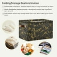 thumbnail image 6 of Coolnut Storage Basket Dark Green Camo Art Storage Bin with Handle , Large Storage Cube Collapsible for Shelves Closet Bedroom Living Room 2PCS Decor Gifts, 6 of 7