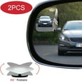 thumbnail image 4 of 2Pcs Blind Spot Mirror Rearview Convex Adjustable Side Mirrors Fan Shape Frameless Sway Rotate Wide Angle Rear View Mirror with Stick On Adhesive for SUV Car Truck Van, 4 of 8