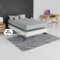 thumbnail image 3 of 4.5-Inch Sturdy Box Spring for Mattress Support-Durable and Easy to Assemble Natural Wood Foundation for Twin, White, 3 of 5