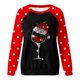 thumbnail image 4 of Puntoco Mujer Navidad Invierno Manga Larga Cuello Redondo Impresión De Letras Top Blusa Sudadera Puntoco Puntoco-9235, 4 of 4