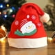 thumbnail image 1 of Fiudx Ofertas relámpago del día Gorro navideño Gorro de Papá Noel Gorro navideño para adultos Gorro clásico de terciopelo de Papá Noel para fiesta de Navidad y Año Nuevo, 1 of 6