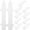 White, variant on Dytern Xmas 10Pcs Fence Solid Plastic Fencing DIY Delicate Garden Courtyard Lawn Guardrail
