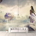 thumbnail image 2 of IDEA4WALL 6pcs Nature Peel and Stick Wallpaper Removable Wall Murals Large Wall Stickers for Home Decoration, 100"x24", 2 of 4