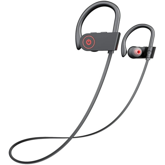 Vadunsuz Workout Noise Cancellation Bluetooth 5.1 In-Ear Earbuds, Black