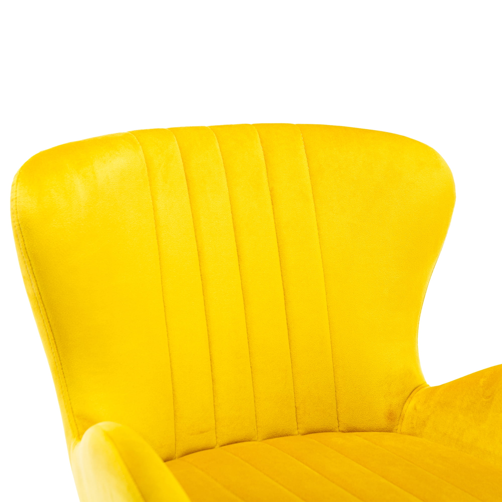 Resenkos Bar Stools Set of 2,Modern Velvet Breakfast Dining Chairs with Back and Footrest(Mustard) Resenkos Bar Stools Set of 2,Modern Velvet Breakfast Dining Chairs with Back and Footrest(Mustard)